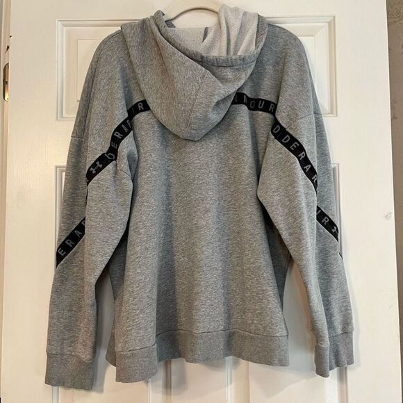 Under Armour Women’s Tape Wordmark Hoodie Size Large - Picture 6 of 12